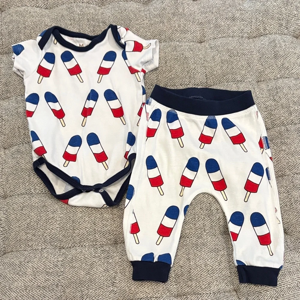 Monica + Andy set size 6-9 mths